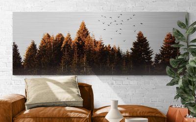 Printing on Metal- Brushed Aluminum Panels