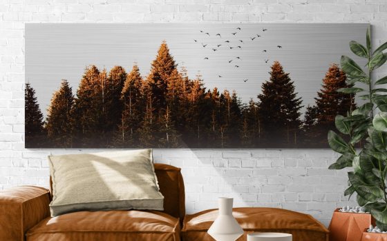 Printing on Metal- Brushed Aluminum Panels