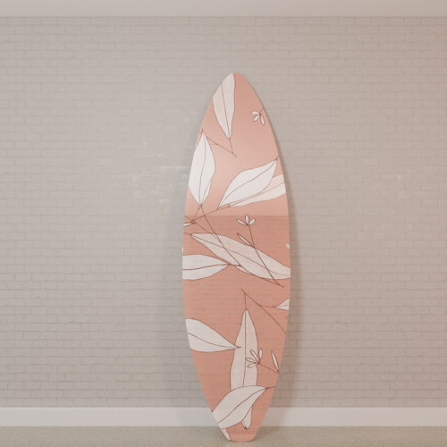 Leaning Surfboard Art