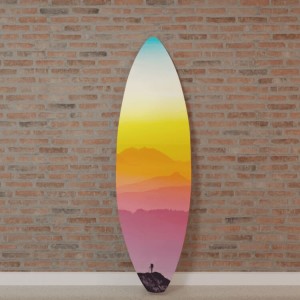 Surf Board Print_155_Nature_Enchanted Peaks