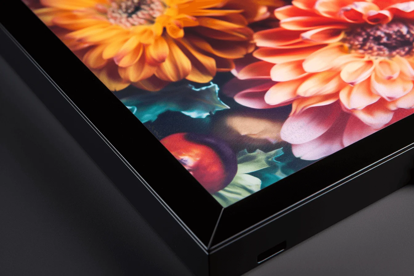 Aluminum snap-frames have a sleek, professional, and modern look that enhances the overall aesthetic appeal of the displayed prints. The frames are slim and lightweight, which minimizes their visual impact and focuses attention on the graphics. This professional appearance makes them suitable for various settings, including retail stores, offices, trade shows, and public spaces.