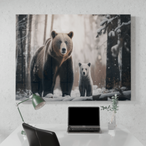 Wildlife Portraits_11_Father _ Son Bears_Bear Hugs_Desk_Mockup