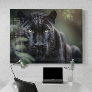 Wildlife Portraits_14_Black Panther 3_Feline Fury_Desk_Mockup