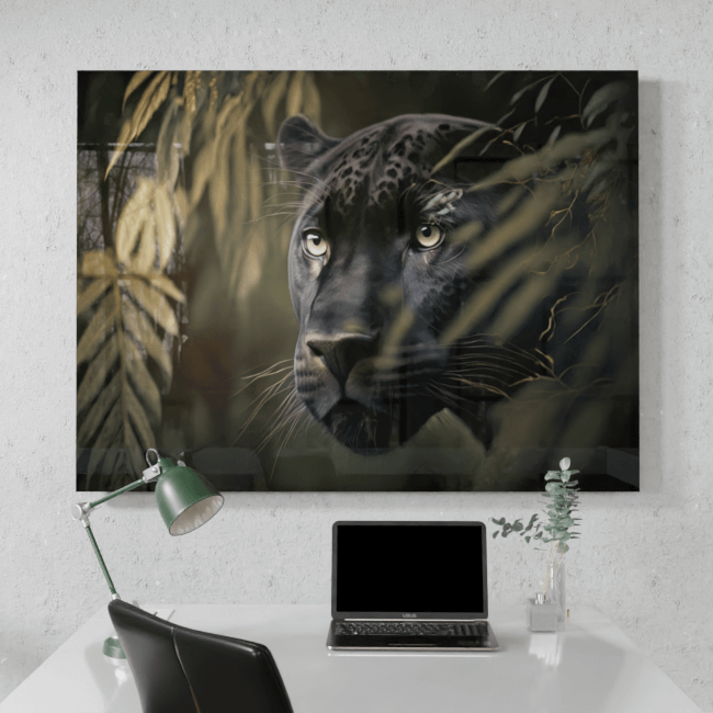 Wildlife Portraits_15_Black Panther 4_Panthera Prowess_Desk_Mockup