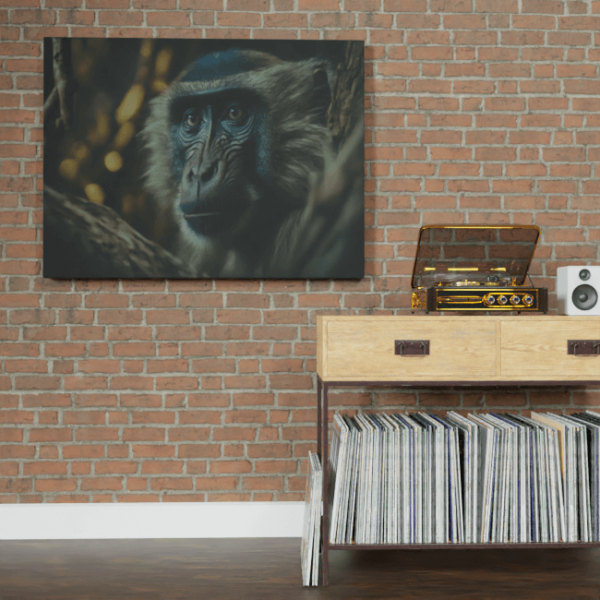 Wildlife Portraits_1_Baboon_Savannah Sage_BrickWall_Mockup