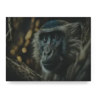 Wildlife Portraits_1_Baboon_Savannah Sage_LED_Mockup_Float_Mockup