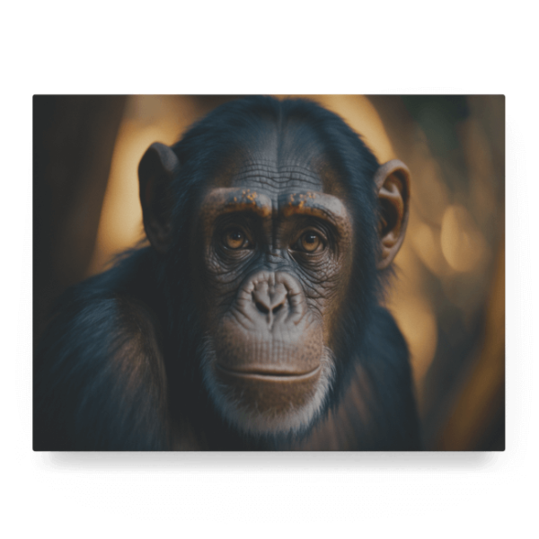 Wildlife Portraits_21_Chimpanzee_Primate Playtime_LED_Mockup_Float_Mockup