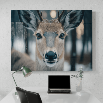 Wildlife Portraits_28_Deer 4_Nature_s Serenity_Desk_Mockup