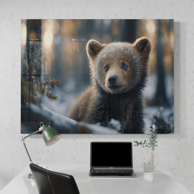 Wildlife Portraits_2_Bear Cub 1_Cozy Cubs_Desk_Mockup