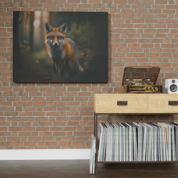 Wildlife Portraits_34_Fox 2_Autumn Aurora_BrickWall_Mockup