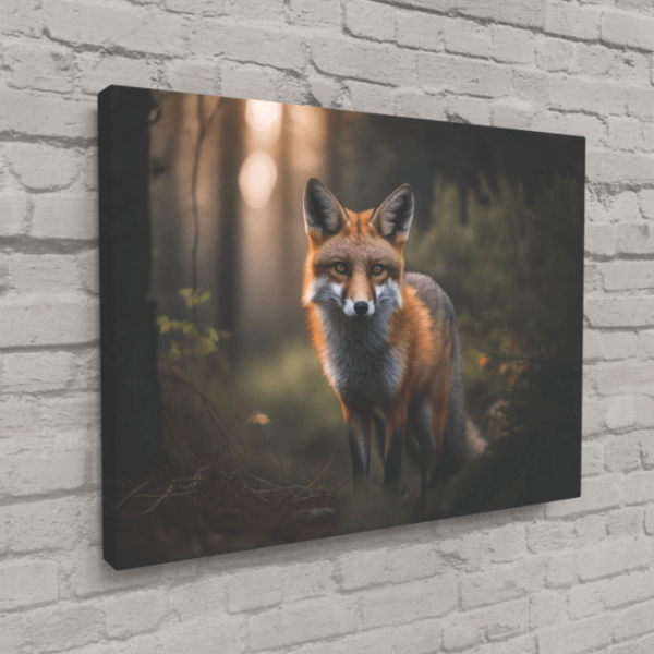 Wildlife Portraits_34_Fox 2_Autumn Aurora_Canvas_Mockup