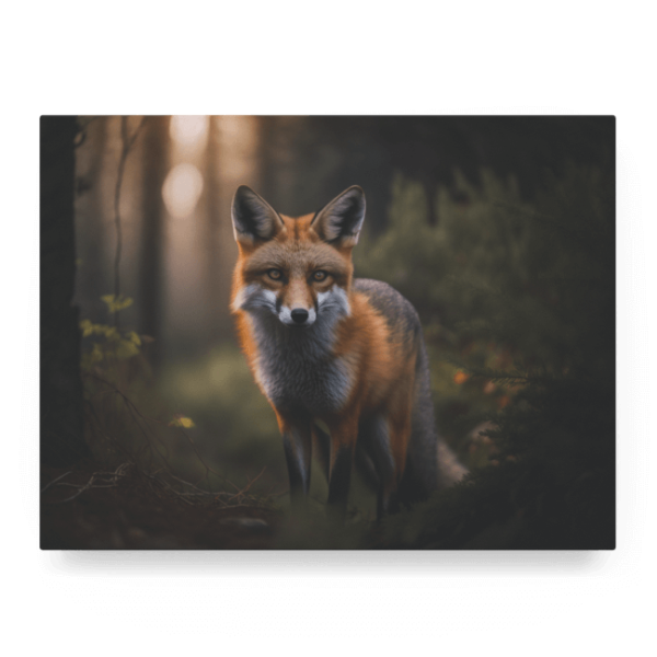 Wildlife Portraits_34_Fox 2_Autumn Aurora_LED_Mockup_Float_Mockup