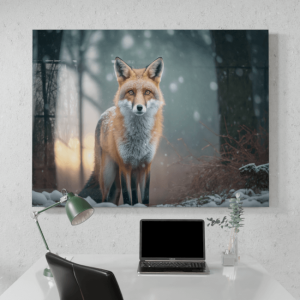 Wildlife Portraits_35_Fox 3_Sly StreakSly Streak_Desk_Mockup