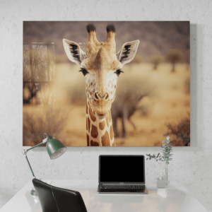 Wildlife Portraits_38_Giraffe_Safari Serenade_Desk_Mockup