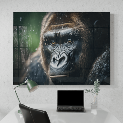 Wildlife Portraits_40_Gorilla 2_Jungle Giant_Desk_Mockup