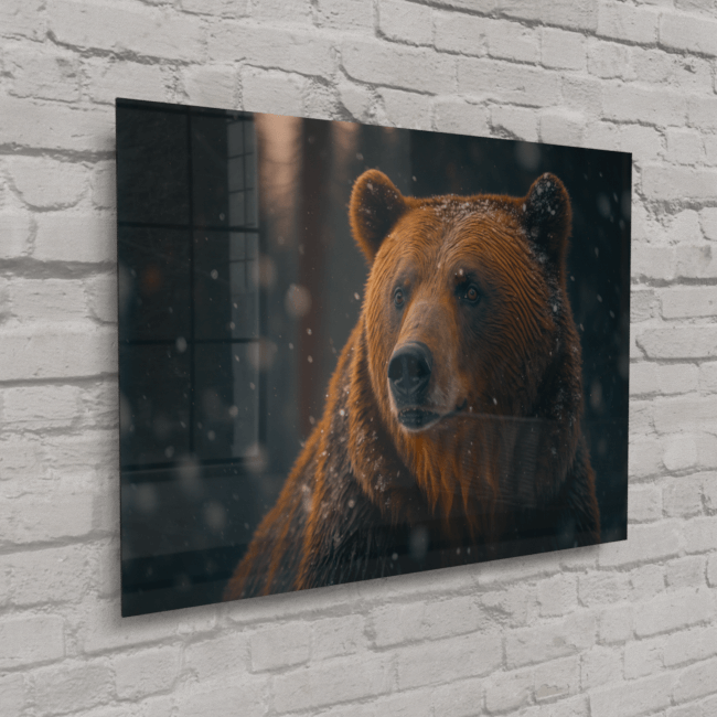 Wildlife Portraits_41_Grizzly Bear_Bear Necessities_Acrylic_Glass_Mockup