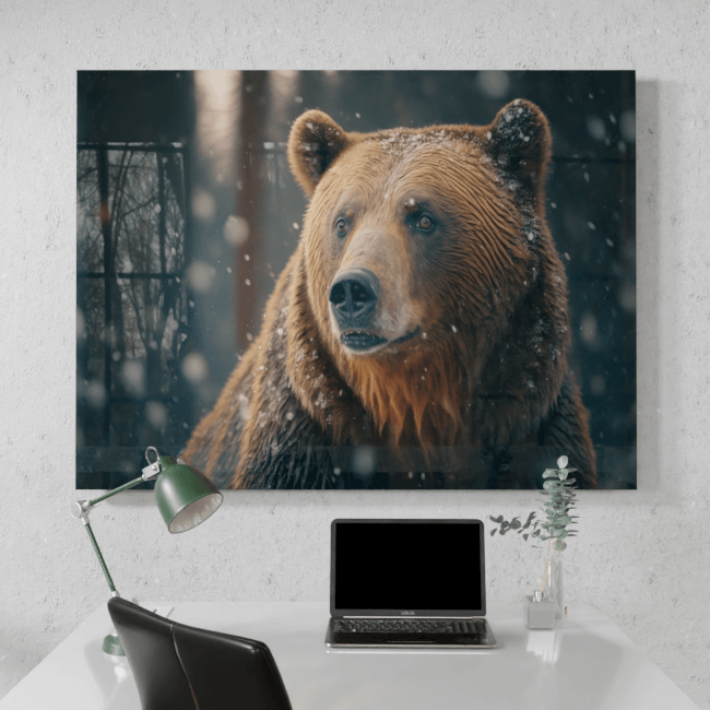 Wildlife Portraits_41_Grizzly Bear_Bear Necessities_Desk_Mockup