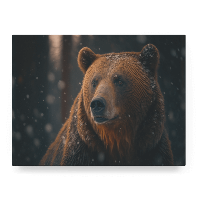 Wildlife Portraits_41_Grizzly Bear_Bear Necessities_LED_Mockup_Float_Mockup
