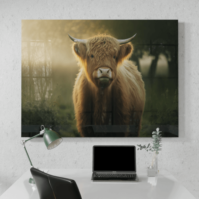 Wildlife Portraits_45_Highland Cow 3_Bovine Beauty_Desk_Mockup