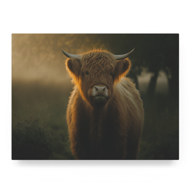 Wildlife Portraits_45_Highland Cow 3_Bovine Beauty_LED_Mockup_Float_Mockup