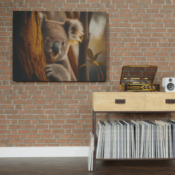 Wildlife Portraits_51_Koala 3_Marsupial Magic_BrickWall_Mockup