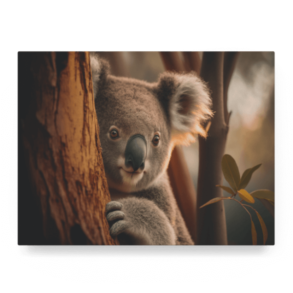 Wildlife Portraits_51_Koala 3_Marsupial Magic_LED_Mockup_Float_Mockup