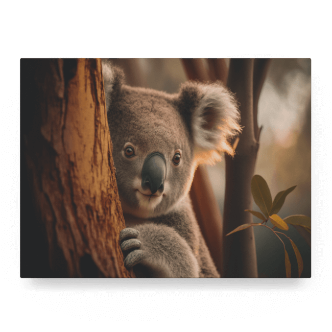 Wildlife Portraits_51_Koala 3_Marsupial Magic_LED_Mockup_Float_Mockup