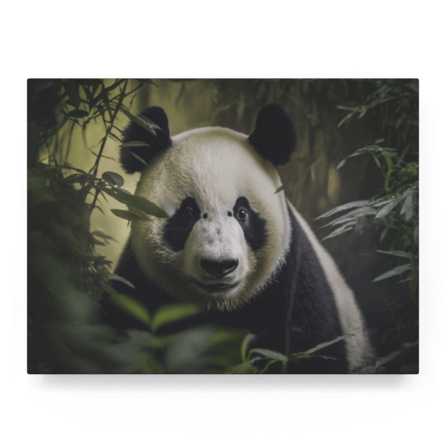 Wildlife Portraits_59_Panda Bear 2_Panda Paradise_LED_Mockup_Float_Mockup