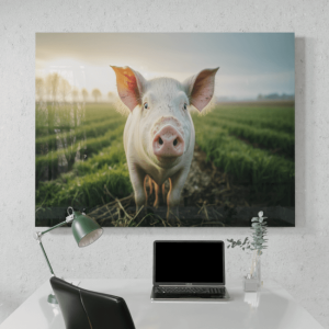 Wildlife Portraits_63_Pig 3_Porky Playtime_Desk_Mockup