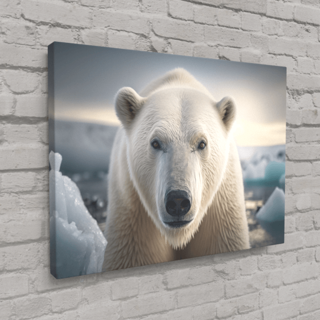 Wildlife Portraits_65_Polar Bear_Arctic Majesty_Canvas_Mockup