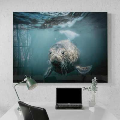 Wildlife Portraits_71_Seal 1_Coastal Companions_Desk_Mockup