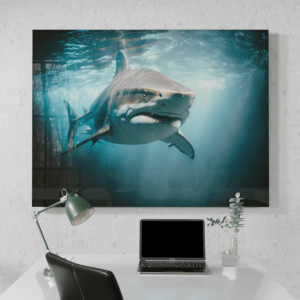 Wildlife Portraits_74_Shark 1_Oceanic Predator_Desk_Mockup