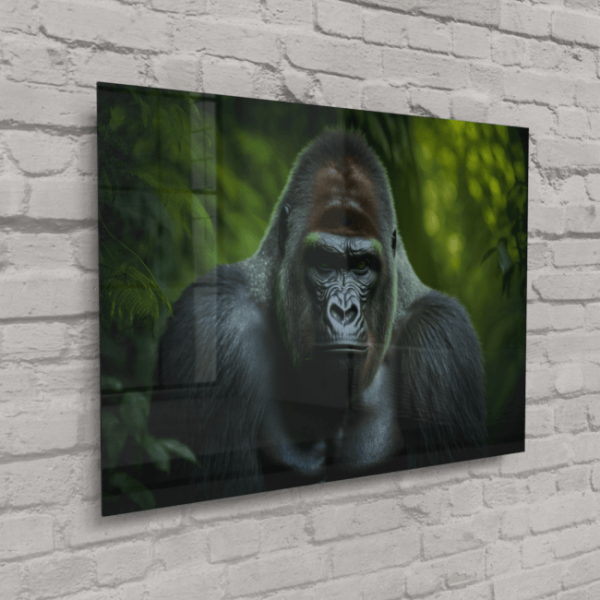 Wildlife Portraits_77_Gorilla 3_Jungle Guardian_Acrylic_Glass_Mockup