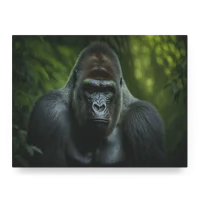 Wildlife Portraits_77_Gorilla 3_Jungle Guardian_LED_Mockup_Float_Mockup