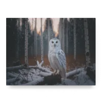 Wildlife Portraits_86_White Owl 4_Wisdom of the White_LED_Mockup_Float_Mockup