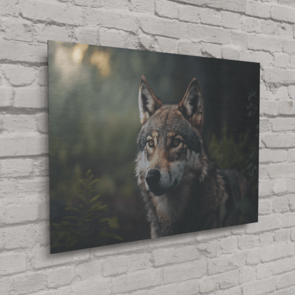 Wildlife Portraits_89_Wolf 3_Arctic Alpha_Brushed_Metal_Mockup