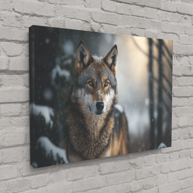 Wildlife Portraits_90_Wolf 4_Moonlit Majesty_Canvas_Mockup