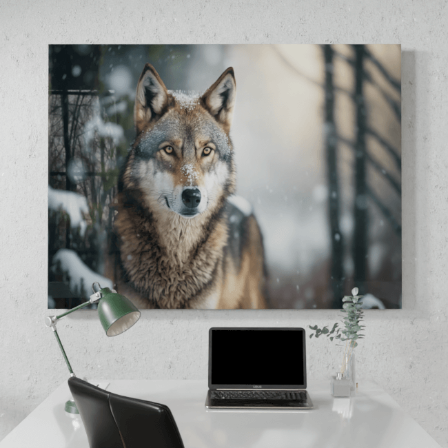 Wildlife Portraits_90_Wolf 4_Moonlit Majesty_Desk_Mockup