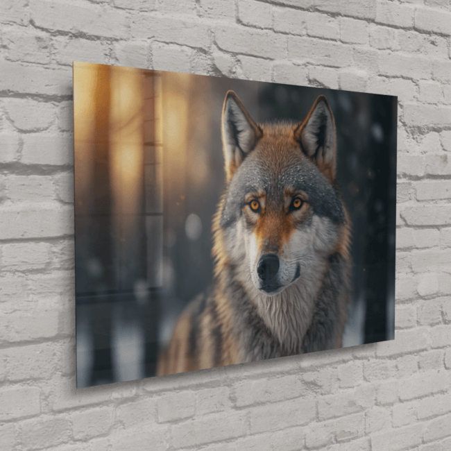 Wildlife Portraits_91_Wolf 5_Nighttime Navigator_Acrylic_Glass_Mockup