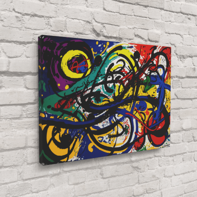 SyntheticSplatter_Galactic Reverberations_Canvas_Mockup