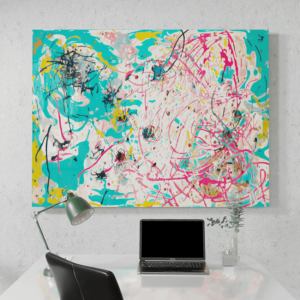 SyntheticSplatter_Kaleidoscopic Echoes_Desk_Mockup