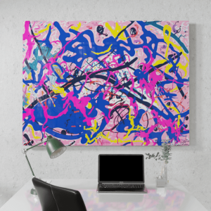 SyntheticSplatter_Luminous Abstraction_Desk_Mockup