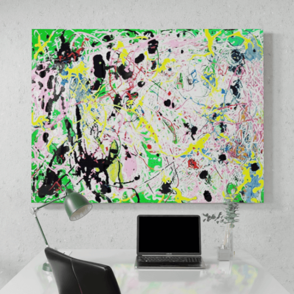 SyntheticSplatter_Lustrous Infinitude_Desk_Mockup