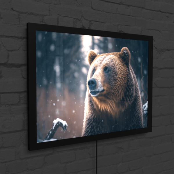 Wildlife Portraits_42_Grizzly Bear 2_Majestic Mane_Snap_LED_Mockup
