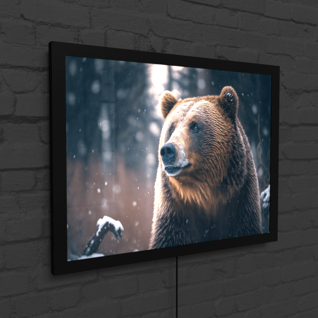 Wildlife Portraits_42_Grizzly Bear 2_Majestic Mane_Snap_LED_Mockup