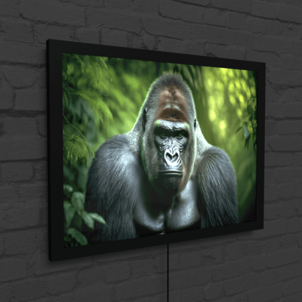 Wildlife Portraits_77_Gorilla 3_Jungle Guardian_Snap_LED_Mockup