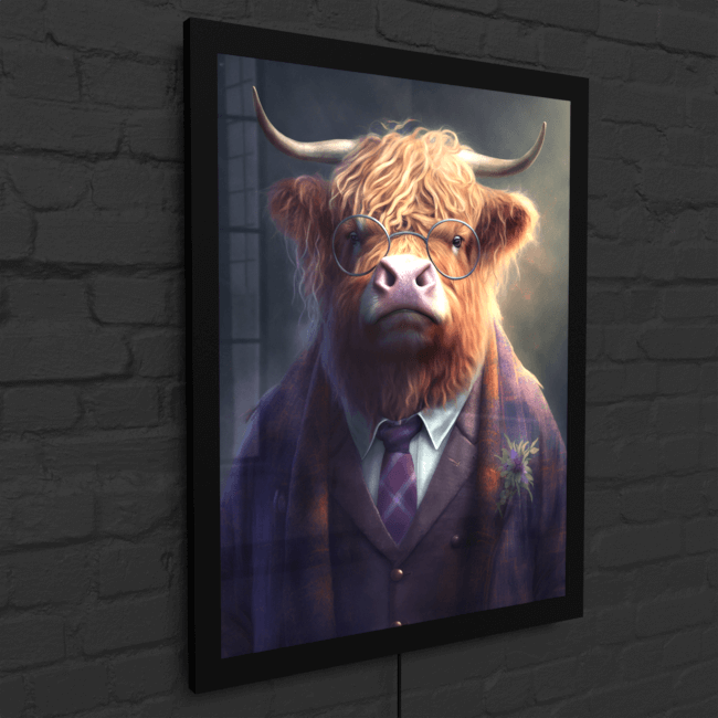 Furry Fashionistas115_The Accountant_LED_Snap_Frame
