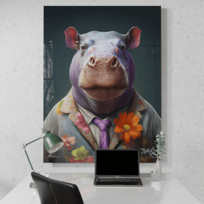 Furry Fashionistas118_Hip Hippo_Desk