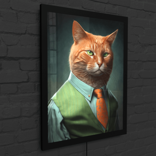 Furry Fashionistas138_Catsanova_LED_Snap_Frame