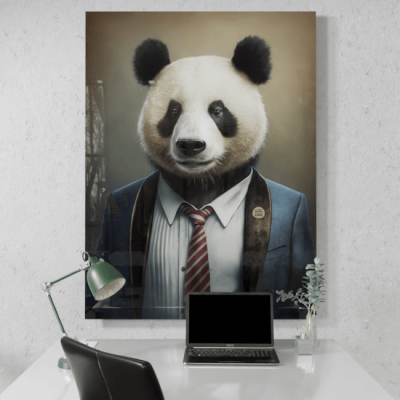 Furry Fashionistas143_Panda Power_Desk